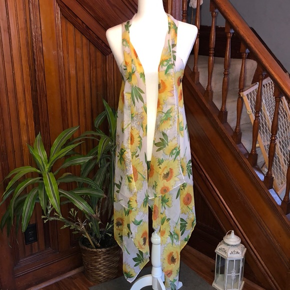 Tops - Sunflowers Kimono/cardigan/wrap Sheer